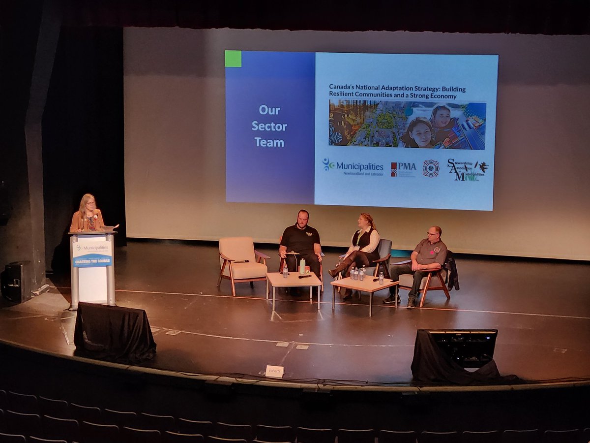 Day 3 with <a href="/MunicipalNL/">MNL</a> and we're discussing climate change in our communities.