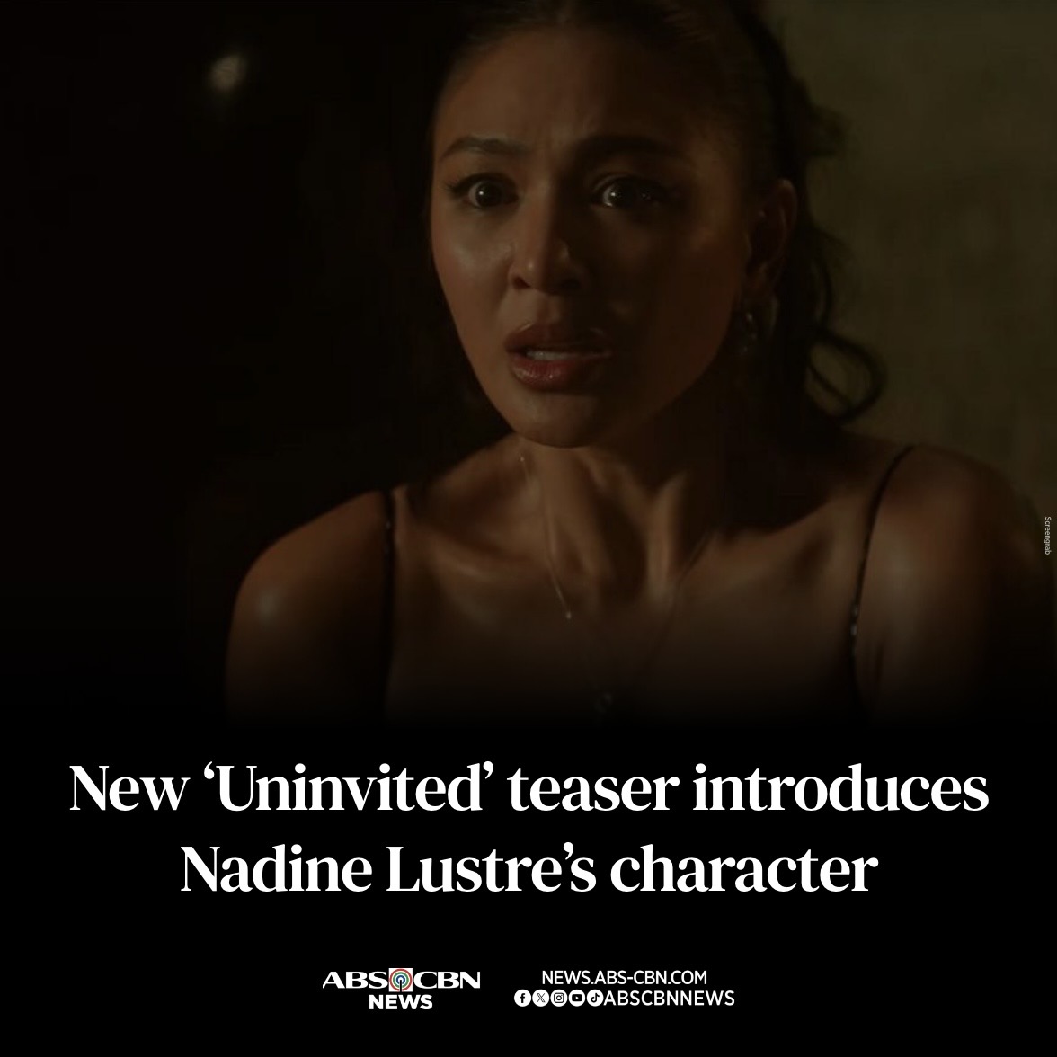 Nadine Lustre has proven her flexibility as an actress in horror films such as "Deleter" and "Nokturno."

But it appears that she is not done yet, as she has taken on another meaty and juicy role in Metro Manila Film Festival (MMFF) 2024 official entry "Uninvited," this time