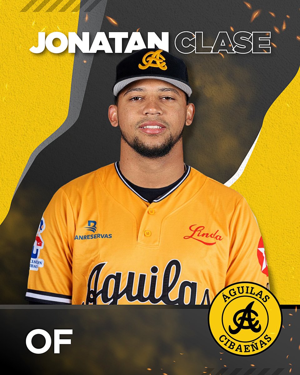 ¡BIENVENIDO JONATAN!  

Hemos recibido desde los Toros del Este al jardinero Jonatan Clase a cambio de Yairo Muñoz. 

Es bateador de ambas manos, Clase sumó 79 bases robadas entre Clase A+ y AA en 2023 y otras 38 entre AAA y Grandes Ligas en 2024.