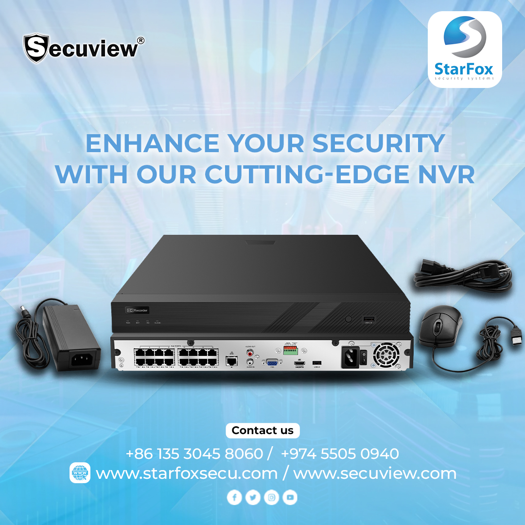 secuviews's tweet photo. Enhance Your Security with Our Cutting-Edge NVR
Contact us
WhatsApp / Call: +86 135 30458060 / +974 5505 0940
Website: https://t.co/5yWWv966ue / https://t.co/eIhBObqSju
#PoeNVR #NetworkVideoRecorder #SurveillanceTechnology #IPCameraSystem https://t.co/o3RgyruzeG