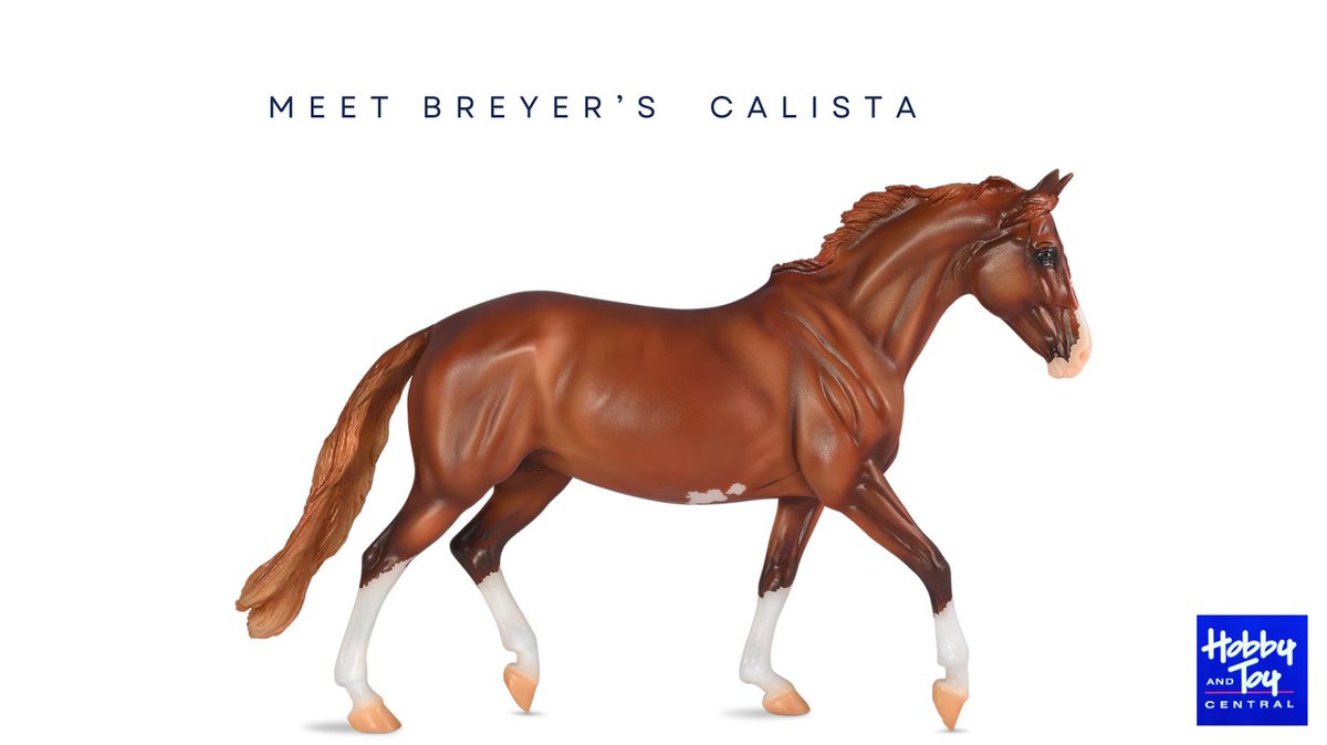 HobbyToyCentral's tweet photo. Welcome the Breyer Limited Edition Brick and Mortar release Calista!  In stock at all locations now!https://t.co/Dq1OEcqhrt https://t.co/CkELA511wu