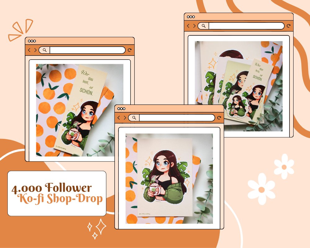 Neuer Shop-Drop auf Ko-fi!
Zur Feier der 4.000 Follower, mit Special Künstlerin und besondere Sachen wie zB. Magnete, Sticker und Lesezeichen!!! 🧡
Sehr proud!
Zum Shop:
ko-fi.com/cathakaktus/sh…