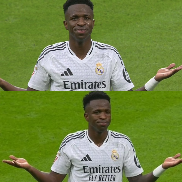 InvictosSomos's tweet photo. ¿Días complicados para el madridismo? ¿Real Madrid necesitaba una gran actuación luego de sufrir derrotas muy dolorosas? Pues Vinicius Júnior respondió marcando un HAT-TRICK en el Santiago Bernabéu. Los grandes jugadores aparecen en este tipo de momentos. Nadie, absolutamente nadie, puede poner en duda la calidad y personalidad del 7 madridista. CRACK MUNDIAL.