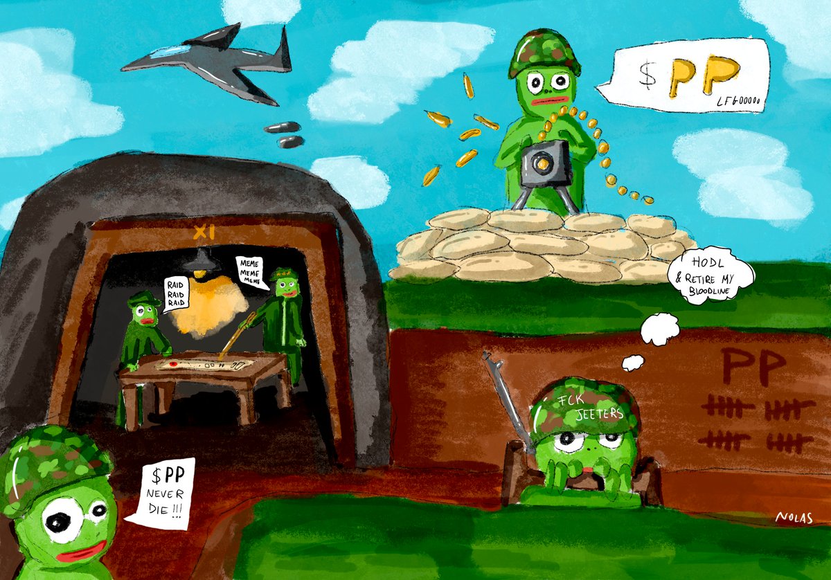 $PP Army Hodling good in the trenches! We never die 😈