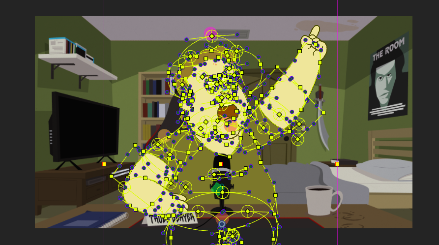 Preview of a scene I'm #animating for the <a href="/Clenchport/">The Chronicles of Clenchport</a> animated series I co-created with <a href="/Imagine2Create/">Bradley Ramsey</a>! 

Rigged and animated in <a href="/ToonBoom/">Toon Boom Animation</a> Harmony. #IndieAnimation #indieartist