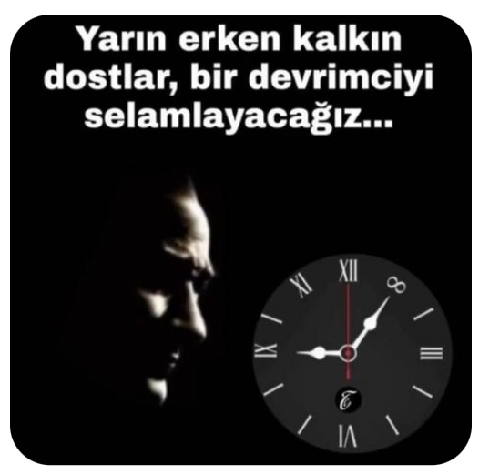 Kartalsevdas1's tweet photo. İyi geceler arkadaşlar Allah rahatlık versin hepinize 🇹🇷🇹🇷🇹🇷🇹🇷🙏
#MustafaKemalAtatürk
#10Kasım
#AnıtKabir https://t.co/uqIb1GZxw1