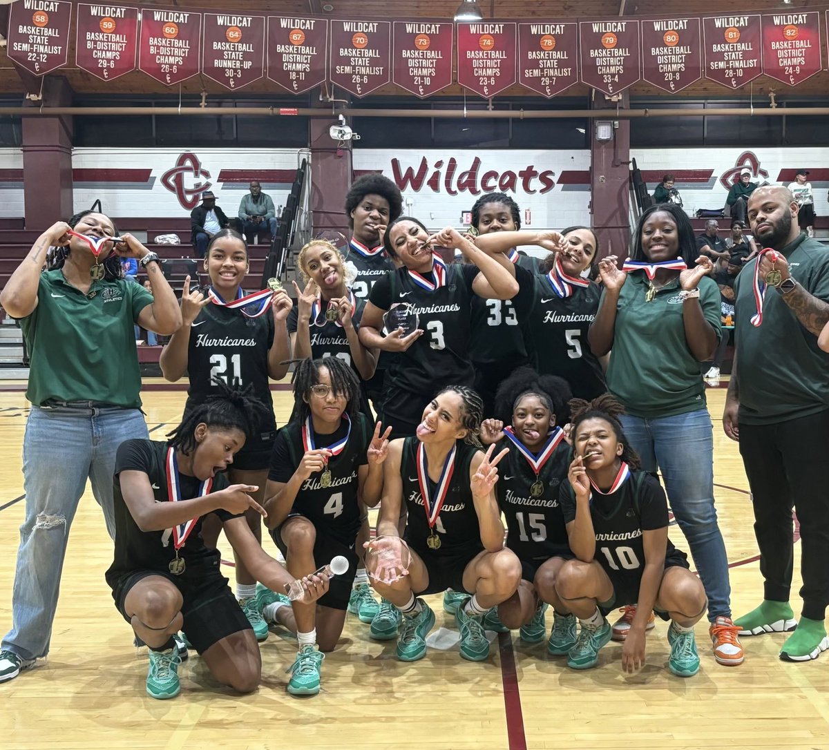 LadyCaneHoops's tweet photo. Your Lady Canes are Peggy Whitley Tourney Champs for the first time since 2019! Congrats to MVP Chandler Preston-Caver, and All Tournament players Kailee Beaudion-Foliaki and Ogechi Okeke. So proud, back in the lab Monday! #sisterhood https://t.co/rAcFKLCyBv
