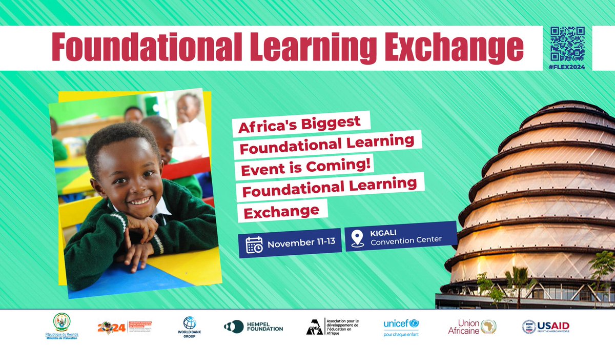 Join me at #FLEX2024 in Kigali, #Rwanda next week and hear from the African leaders, partners, and #education experts working to improve learning outcomes.

africaflex2024.com/event/240

#YearofEducation #FoundationalLearning #Agenda2063