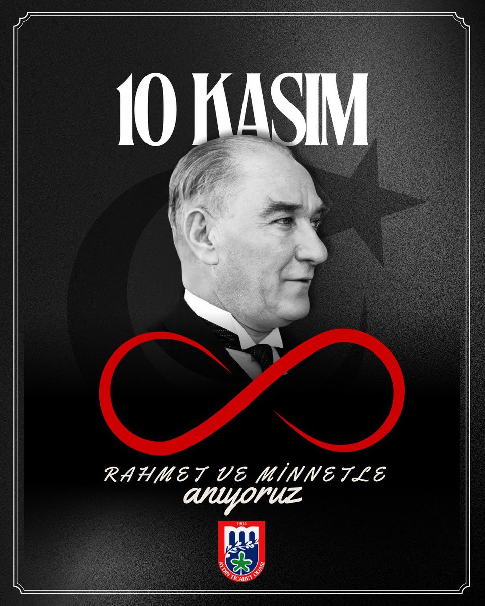 Cumhuriyetimizin kurucusu Ulu Önder Mustafa Kemal ATATÜRK'ü, ebediyete intikalinin  86. yılında saygı, rahmet ve minnetle anıyoruz.
