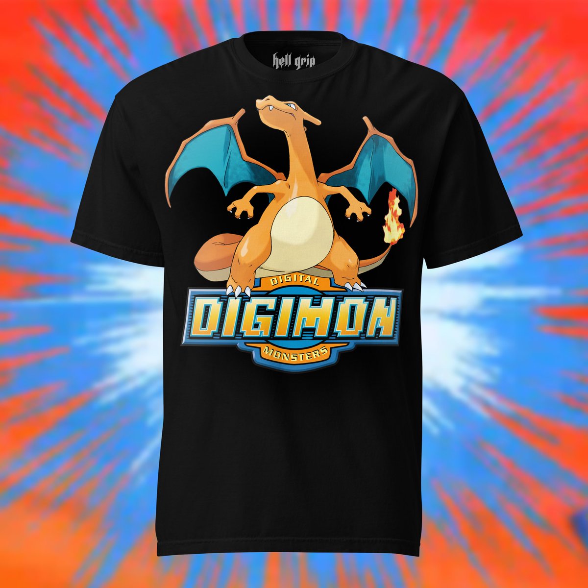 HellGrip666's tweet photo. WHO’S THAT DIGIMON!? It’s BLUE EYES WHITE DRAGON 😭 Drop is in the shop 💥 https://t.co/BnyKyrNWMN