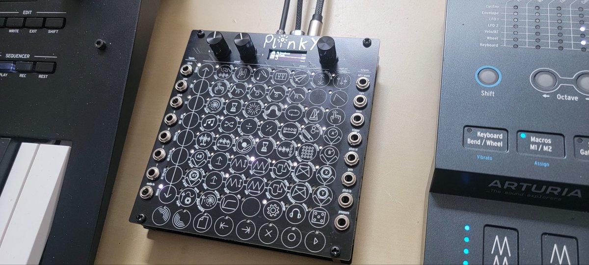 codeisart's tweet photo. @mmalex Super fun, easy, and well documented build. Thanks again for creating such a fun little machine. https://t.co/etP4qHqHrv