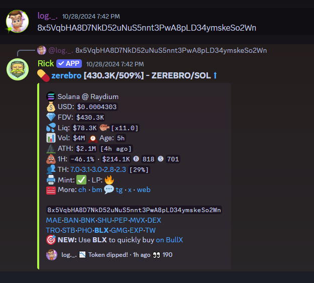 LOGxDON's tweet photo. Called $zerebro at 430k with high conviction, was telling people in @JungleOnTop for a while. And once it hit 15mil I wrote a thesis to try and convince more people to buy due to my conviction. https://t.co/foBPQ35Bsd