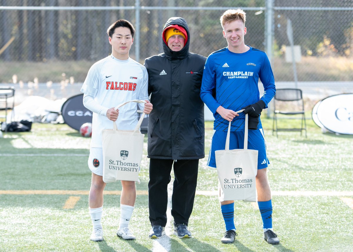 🥉Bronze Medal Victory! The Champlain Cavaliers dominated the pitch to claim the bronze. 

Players of the game were Julien Raymond for Cavaliers and Taigo Shimada for the Falcons.