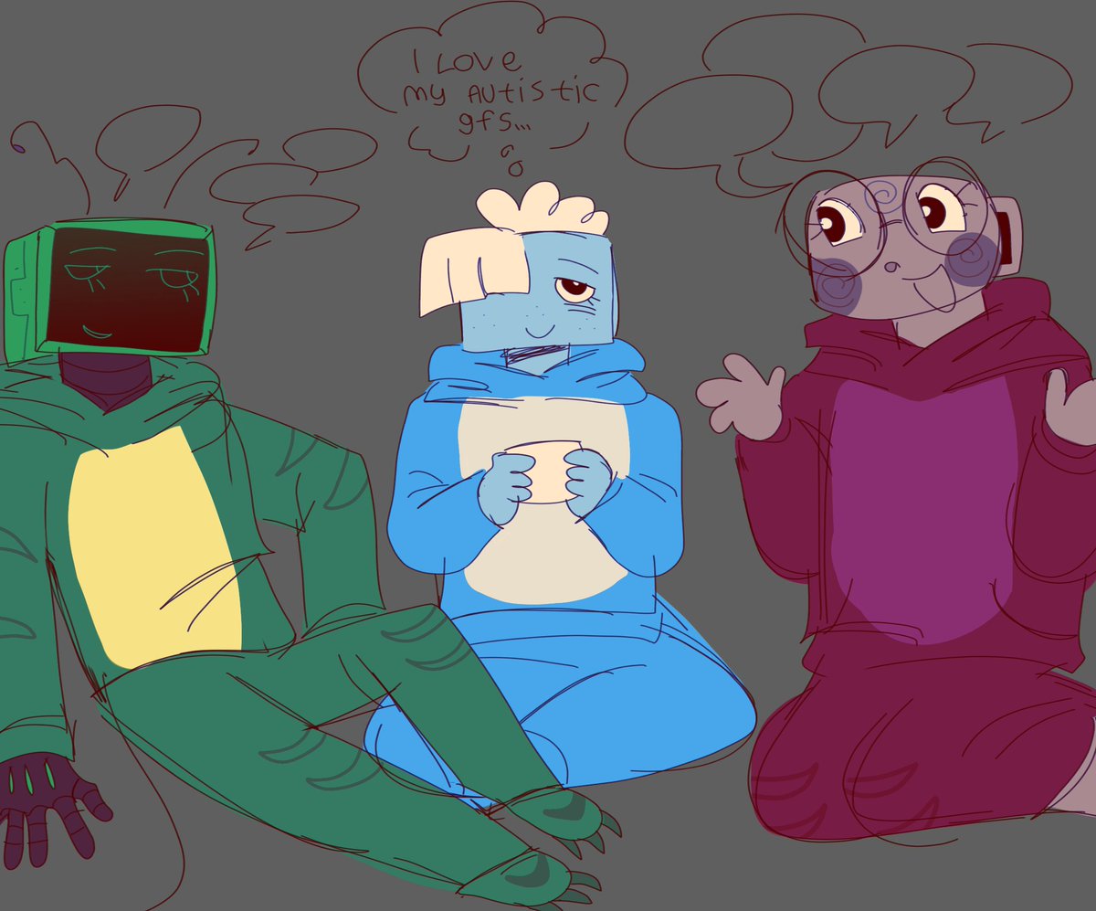 Clowny511753's tweet photo. I drew it in the morning but I forgot to show it because I fell asleep from apathetic state that has been going on for a month lol
#dandysworld #cleanbrowserhistory https://t.co/teZMHgCmYV