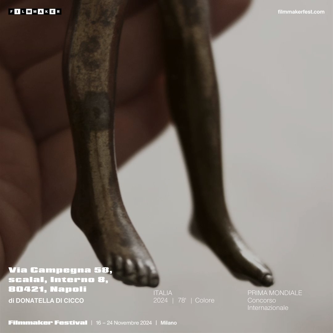 Via Campegna 58, scala I, Interno 8, 80421, Napoli di Donatella di Cicco**: Un racconto intimo sulla memoria familiare e il rapporto fra generazioni, in un cinema che tocca il cuore. #ViaCampegna58 #CinemaItaliano 
Abbonati bit.ly/4eqL6Mz