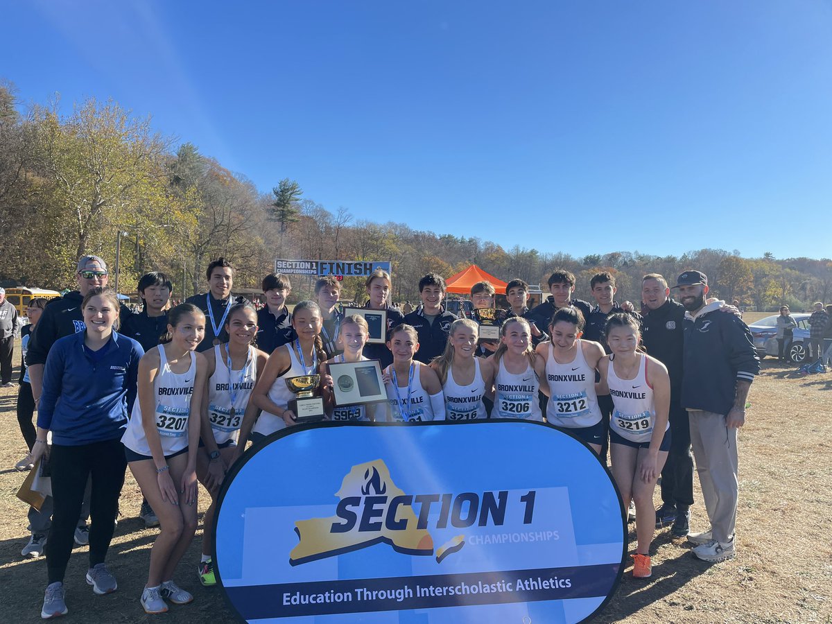 Bronxville XCTF (@bxvboystrack) on Twitter photo Special day here at Bowdoin Park as both the boys and girls teams finish as Section 1 Class C Champions. Strong performances by both teams and we’re headed to the NYS Championship next Saturday in Queensbury, NY! #HardWorkPaysOff <a href="/sports_broncos/">Broncos Sports</a> fat.live/meets/39697 Special day here at Bowdoin Park as both the boys and girls teams finish as Section 1 Class C Champions. Strong performances by both teams and we’re headed to the NYS Championship next Saturday in Queensbury, NY! #HardWorkPaysOff <a href="/sports_broncos/">Broncos Sports</a> fat.live/meets/39697