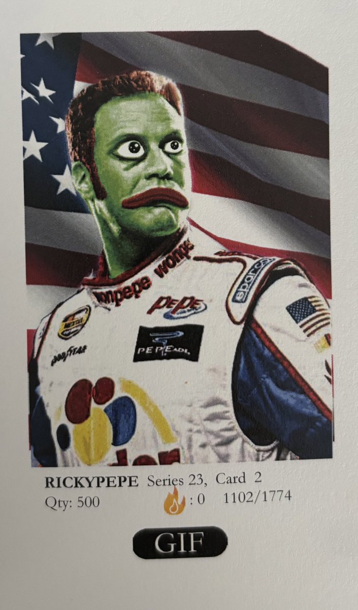 One OG #Rarepepe a day #rickypepe 🐸 #NFT #Bitcoin