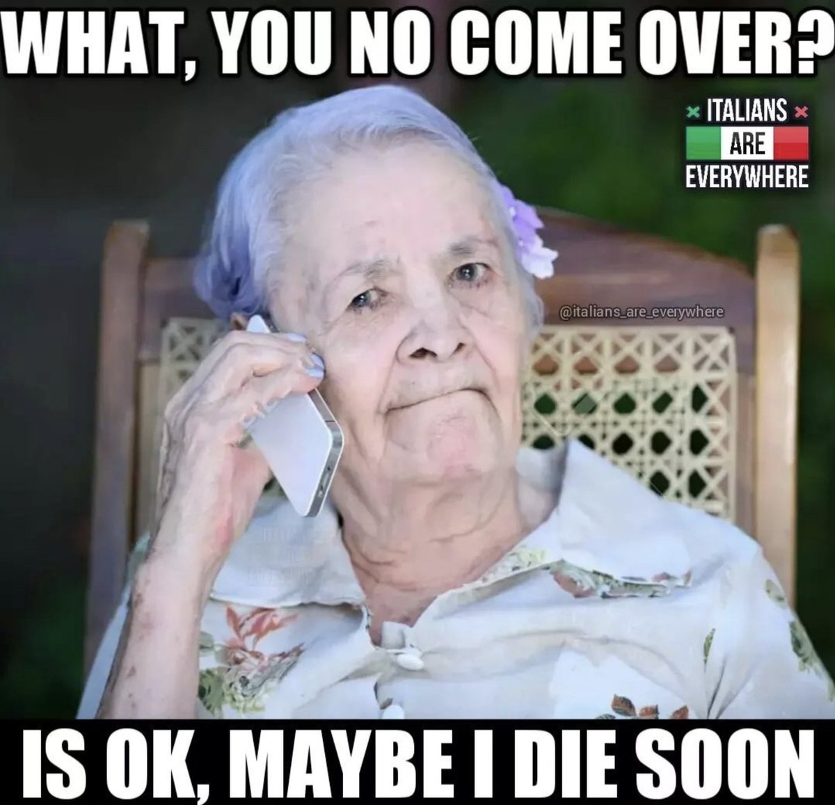 lauryn100390's tweet image. Ohhhhh there is nothing like an Italian mom guilt trip.. 

#italianmom