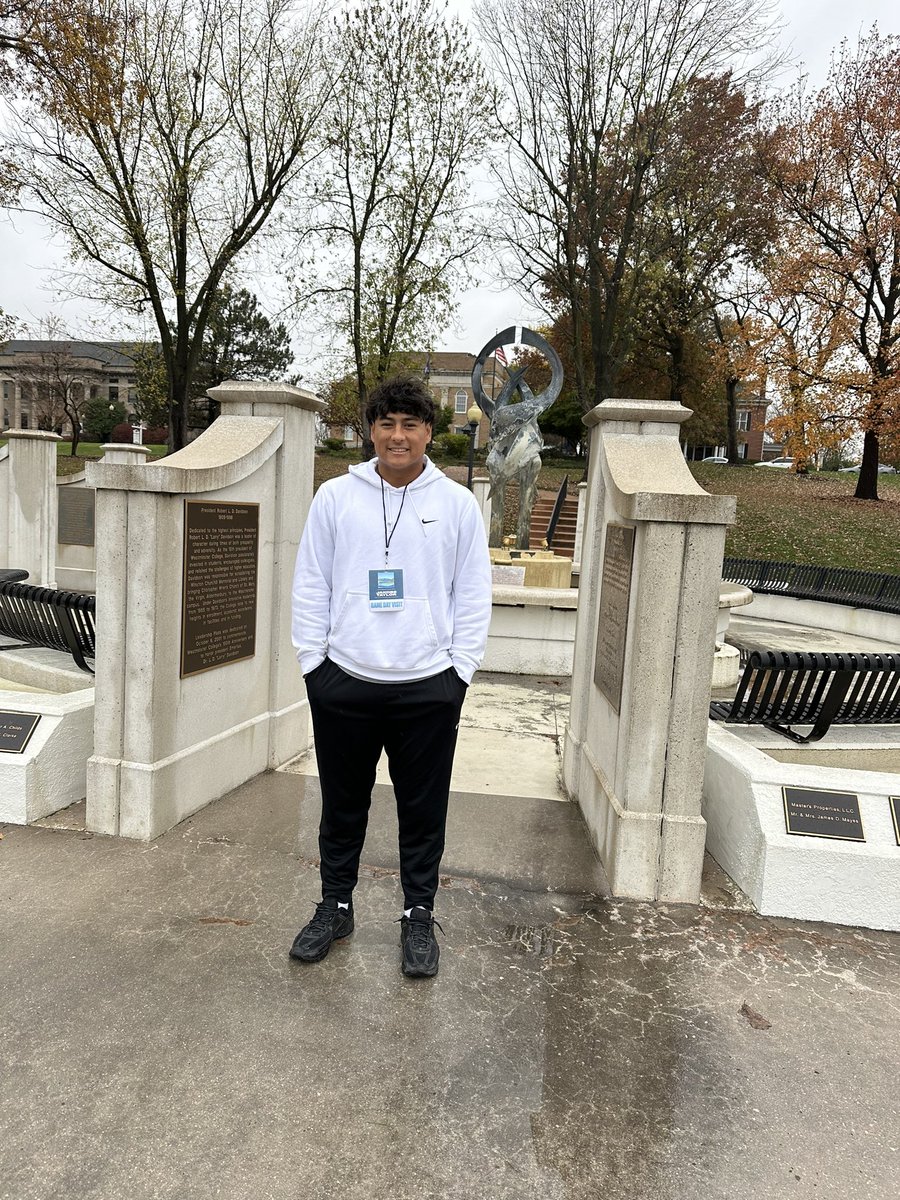 Jakobe Taylor (@jakobetay1106) on Twitter photo Thank you <a href="/CoachKoustmer/">Coach Koustmer</a> for the gameday invite!! <a href="/WESTMOFB/">Westminster College Football</a> #work
@jone12225 <a href="/PureZone49/">Curtis Jasper</a> <a href="/CoachAlinden/">Alan Linden</a> Thank you <a href="/CoachKoustmer/">Coach Koustmer</a> for the gameday invite!! <a href="/WESTMOFB/">Westminster College Football</a> #work
@jone12225 <a href="/PureZone49/">Curtis Jasper</a> <a href="/CoachAlinden/">Alan Linden</a>