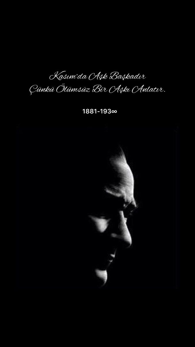 Okuyup, öğretmen olup, inkılap ve ilkeleri doğrultusunda yıllardır yüzlerce çocuğa, ülkemize hizmet ettiysem, işte bu "YÜZ" dendir. Saygı, sevgi, şükran ve rahmetle anıyoruz seni ATAM⚘️ Durmadan yürüyeceğime ant içerim♾️🖤
#Atatürk
#10Kasım