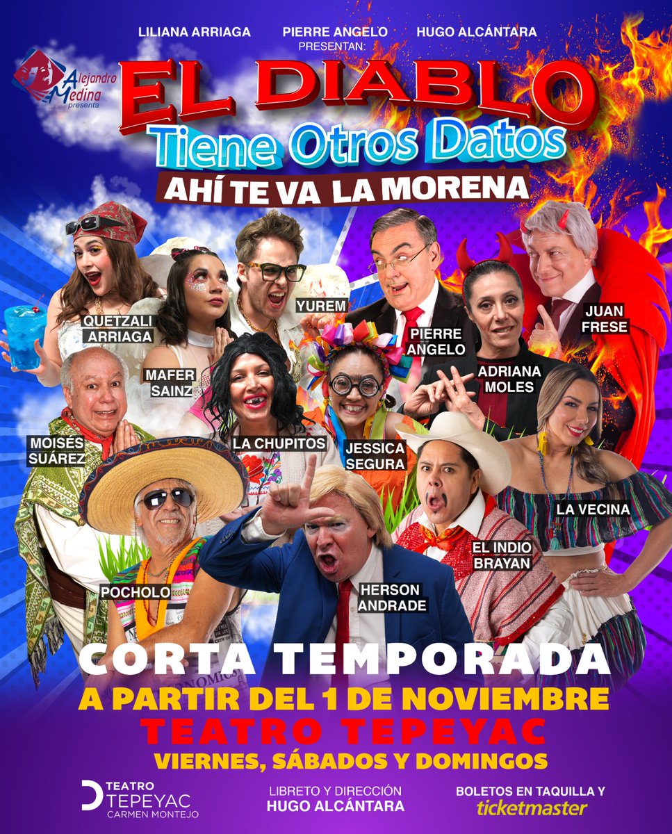 urbanpopmx's tweet image. #PasesDobles

Tenemos #Cortesías dobles para: EL DIABLO TIENE OTROS DATOS.

📍Teatro TEPEYAC
📅  MAÑANA DOMINGO 6:30 P.M.

⭐RT y Fav 
⭐️ Siguenos en YOUTUBE:
youtube.com/@urbanpopmx?si…
⭐️Nombre completo y captura del paso anterior.

⚠️Ganadores al azar

#UrbanPopMx🎙