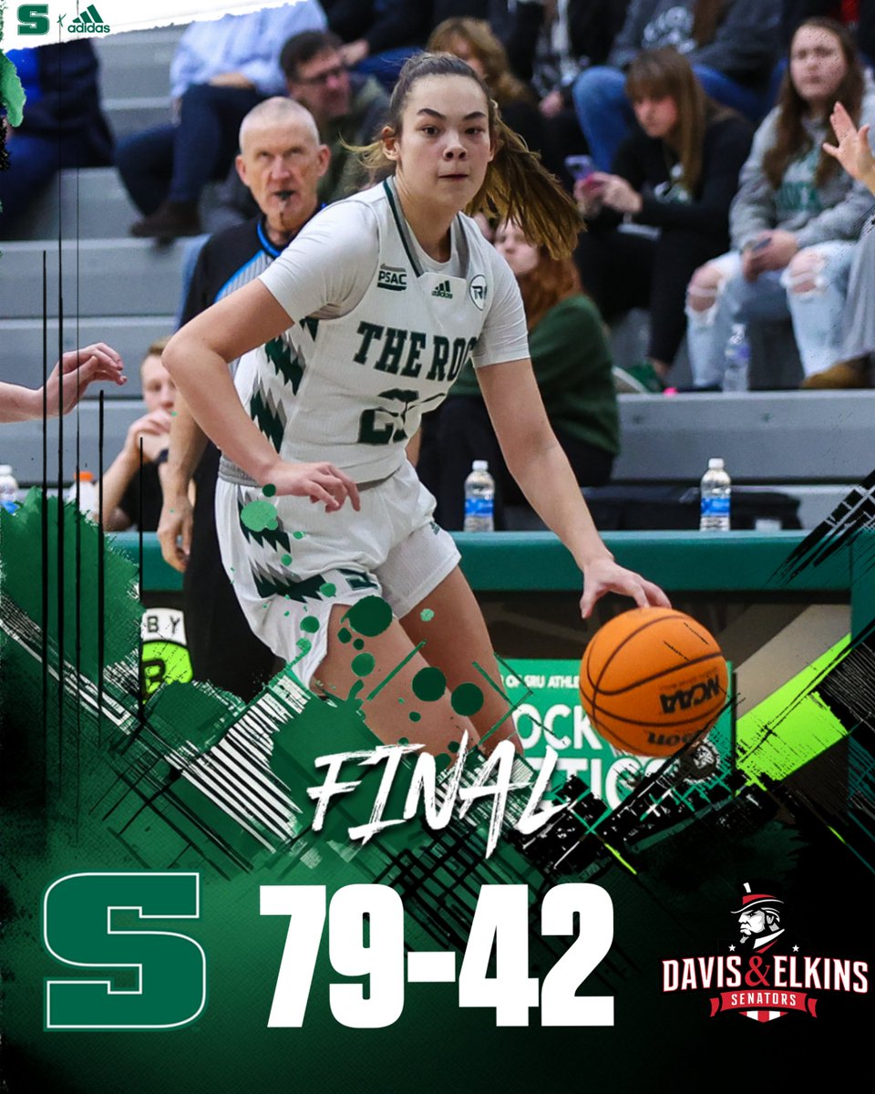 WBB: ROCK WINS! The Slippery Rock women's basketball team is 1-0 for the first time since 2021, downing Davis &amp; Elkins in a HUGE 79-42 win. Tahmala Thorpe led SRU with 13 points, while 12 different players added points for The Rock!