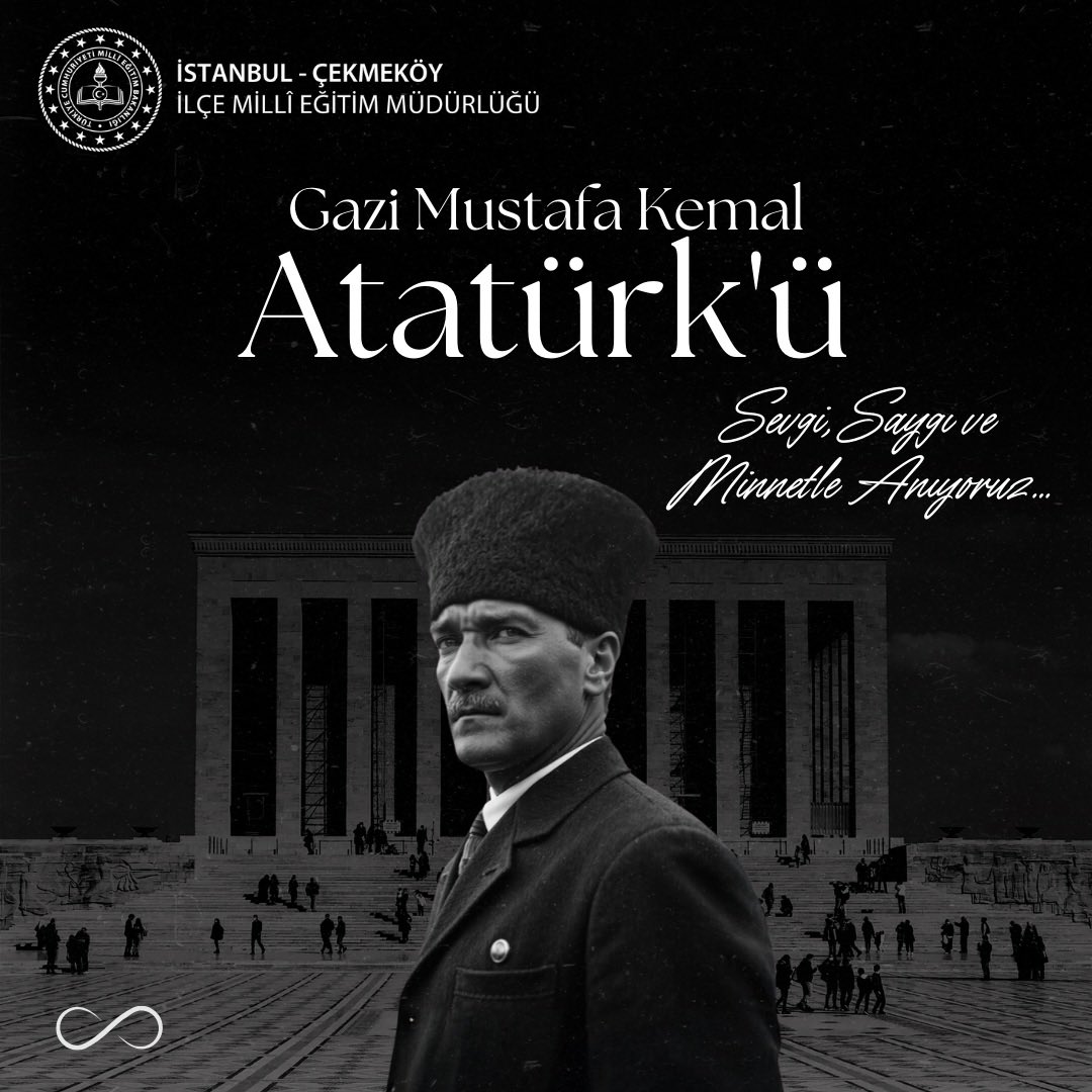 Vefatının 86. yıl dönümünde İstiklal Harbimizin Başkomutanı, Cumhuriyetimizin kurucusu Başöğretmen Gazi Mustafa Kemal Atatürk’ü sevgi, saygı ve rahmetle anıyoruz. <a href="/istanbulilmem/">İstanbul İl Millî Eğitim Müdürlüğü</a> <a href="/MucahitYentur/">Murat Mücahit Yentür</a> <a href="/AkhanMustafa/">Mustafa AKHAN</a>