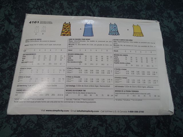 Check out what I'm selling. Simplicity 4161 Girl's Dress #sewing Pattern Size A (3-8): Get up to $30 off* when you use my code UFUHDQ to sign up for Mercari. *Terms apply #mercari mercari.com/us/item/m42009… #Christmas2024 #giftideas