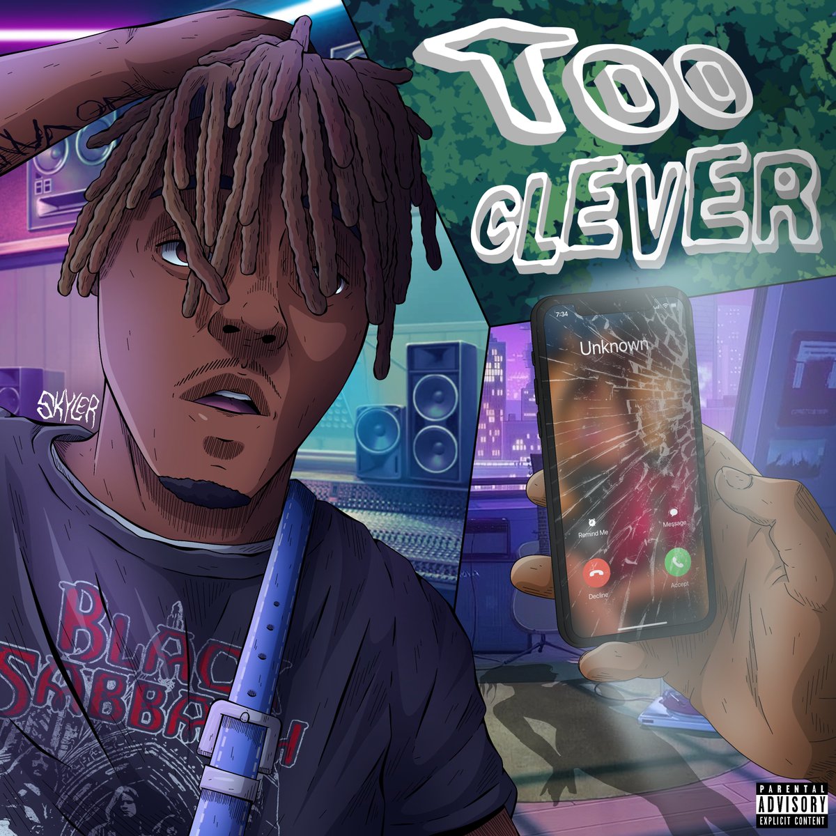 skylergraphics's tweet photo. Call Me Whenever / Too Clever cover art https://t.co/EazAd2u7OL