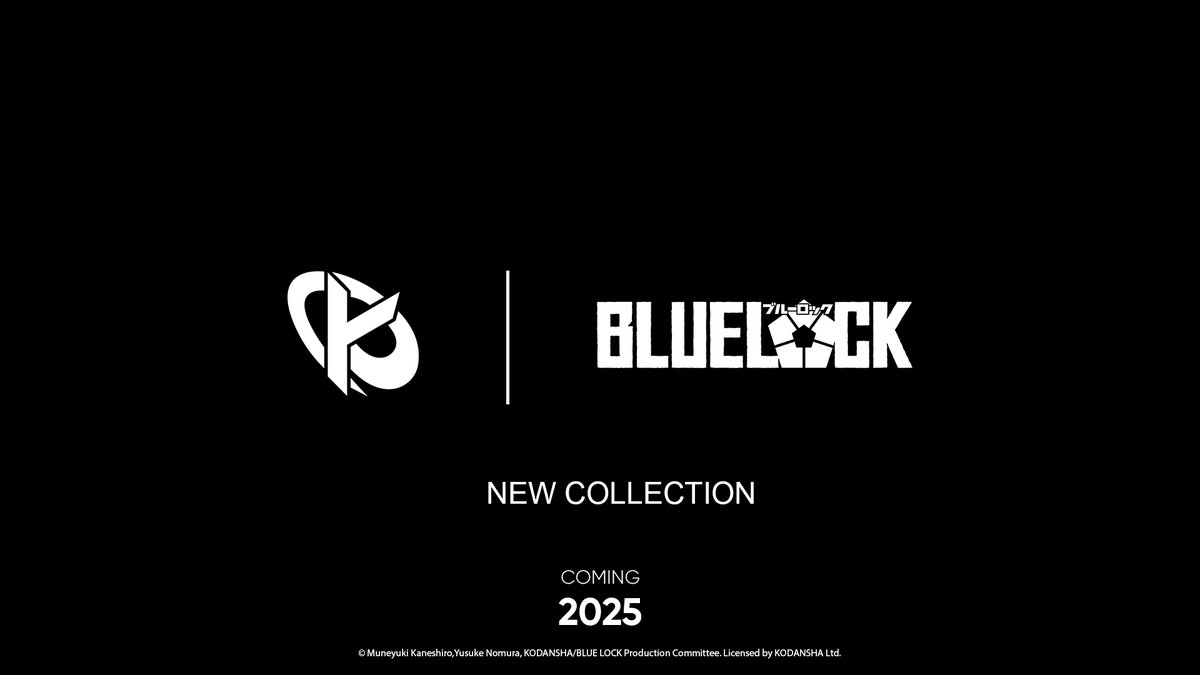 KarmineCorp's tweet photo. Et la cerise sur le gâteau: collection Karmine Corp x Blue Lock 👕

Début 2025. ⌛️ https://t.co/YvTJKouyH1