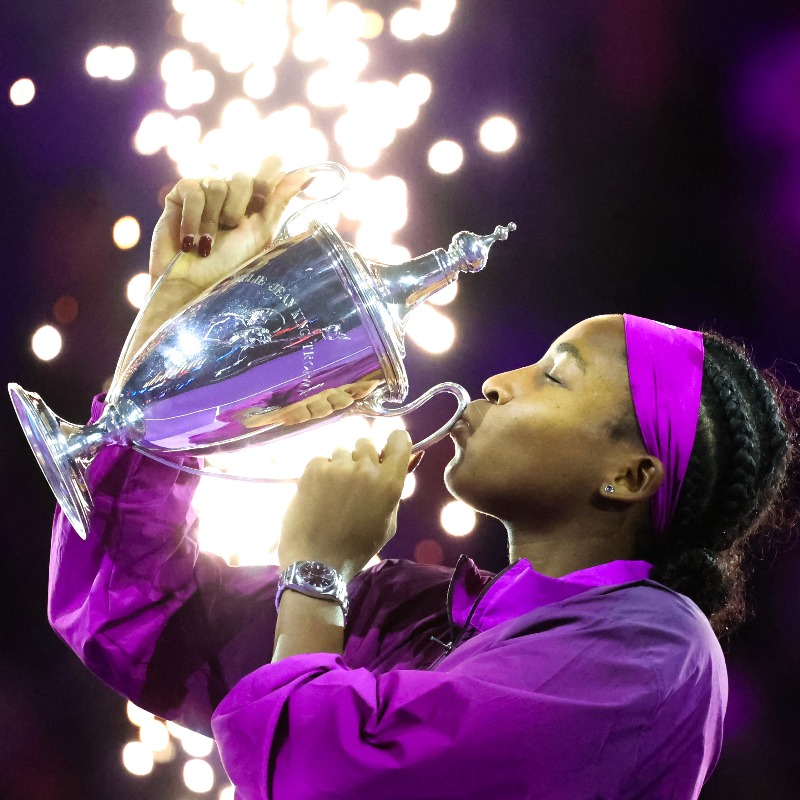 Tennis's tweet photo. DID YOU KNOW❓

By winning this year's WTA Finals, 🇺🇸 @CocoGauff has now already won a WTA title at EVERY LEVEL in her career—WTA 250, WTA 500, WTA 1000, WTA Finals and Grand Slam. 💥

WTA 250 🏆🏆🏆🏆
WTA 500 🏆
WTA 1000 🏆🏆
WTA Finals 🏆
Grand Slam 🏆

She's still only *20*:
