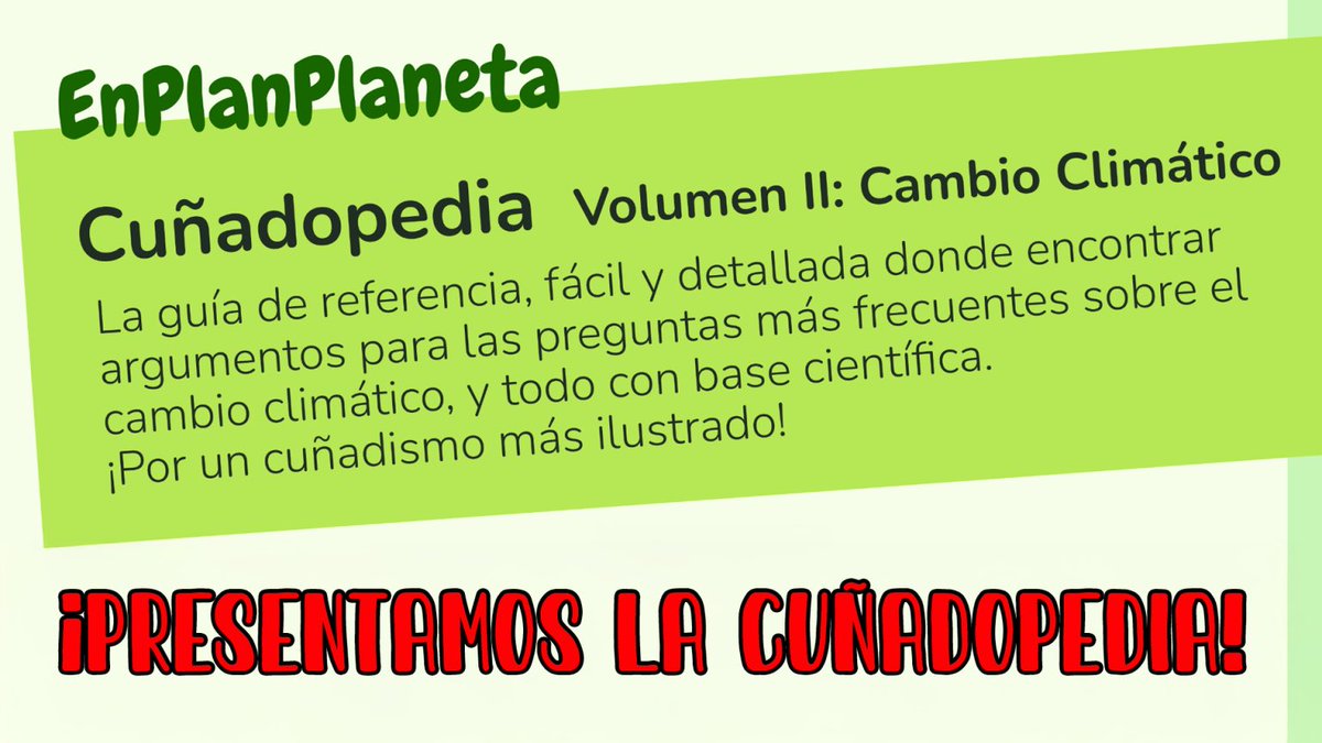 🌍🔥 ¡La Cuñadopedia Volumen II: Cambio Climático ya está aquí! 🔥🌍

Entiende el cambio climático, desmiente bulos y conviértete en el cuñado más ilustrado 🤓💪 📚✨

🔗 cuñadopedia.com

#Cuñadopedia #CambioClimático #ConocimientoEsPoder 🚀🌱♻️