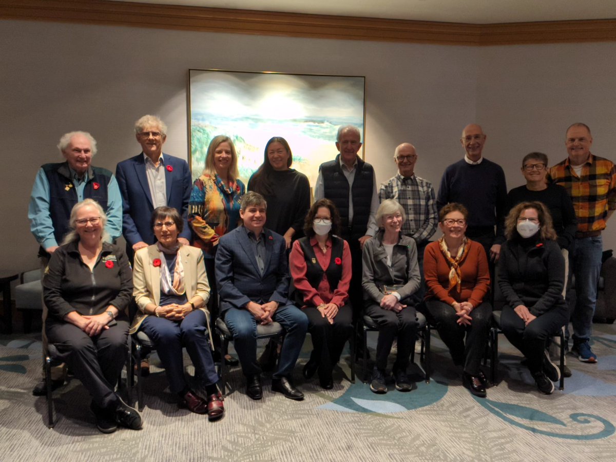 A great <a href="/CFPC_e/">The College of Family Physicians of Canada</a> Past Presidents 'Breakfast! Caring and supporting each other was a prominent theme, as we were giving 'advice' to <a href="/carriedbernard/">Carrie Bernard MD she/her</a>  as new CFPC President