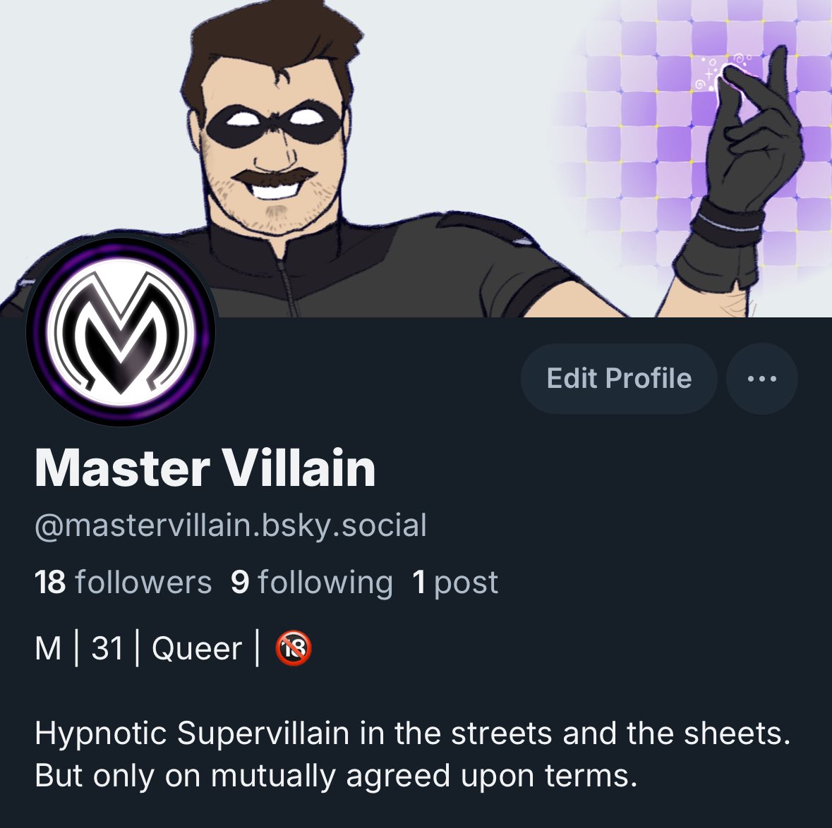 mastervillain_'s tweet photo. Hey all, I'll be shifting from here to 🟦🦋☁️ in the next bit. The account is live now: https://t.co/zB14rRlteu