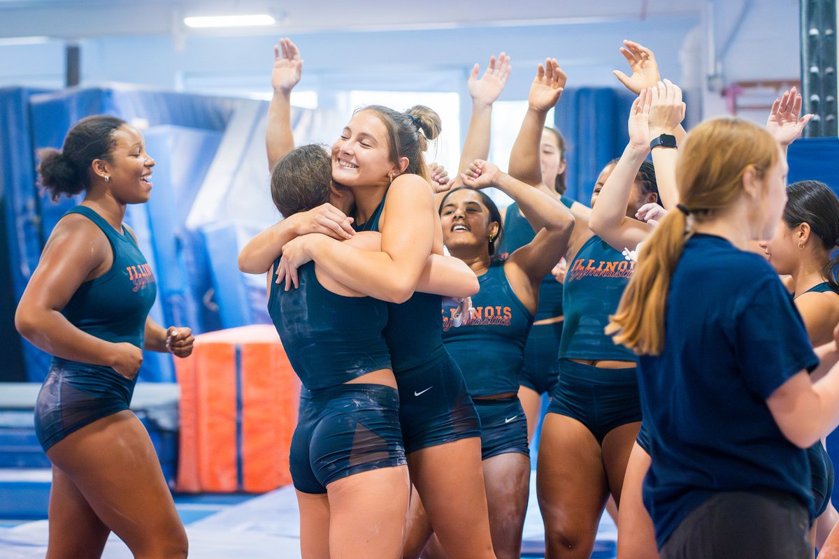Illinois Women's Gymnastics tweet media