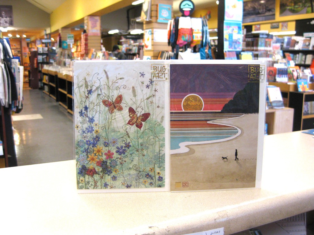 Today marks the 1000th customer who's brought Bug Art cards to the desk and said, "Oh, I just LOVE these!" #bestcardsintown