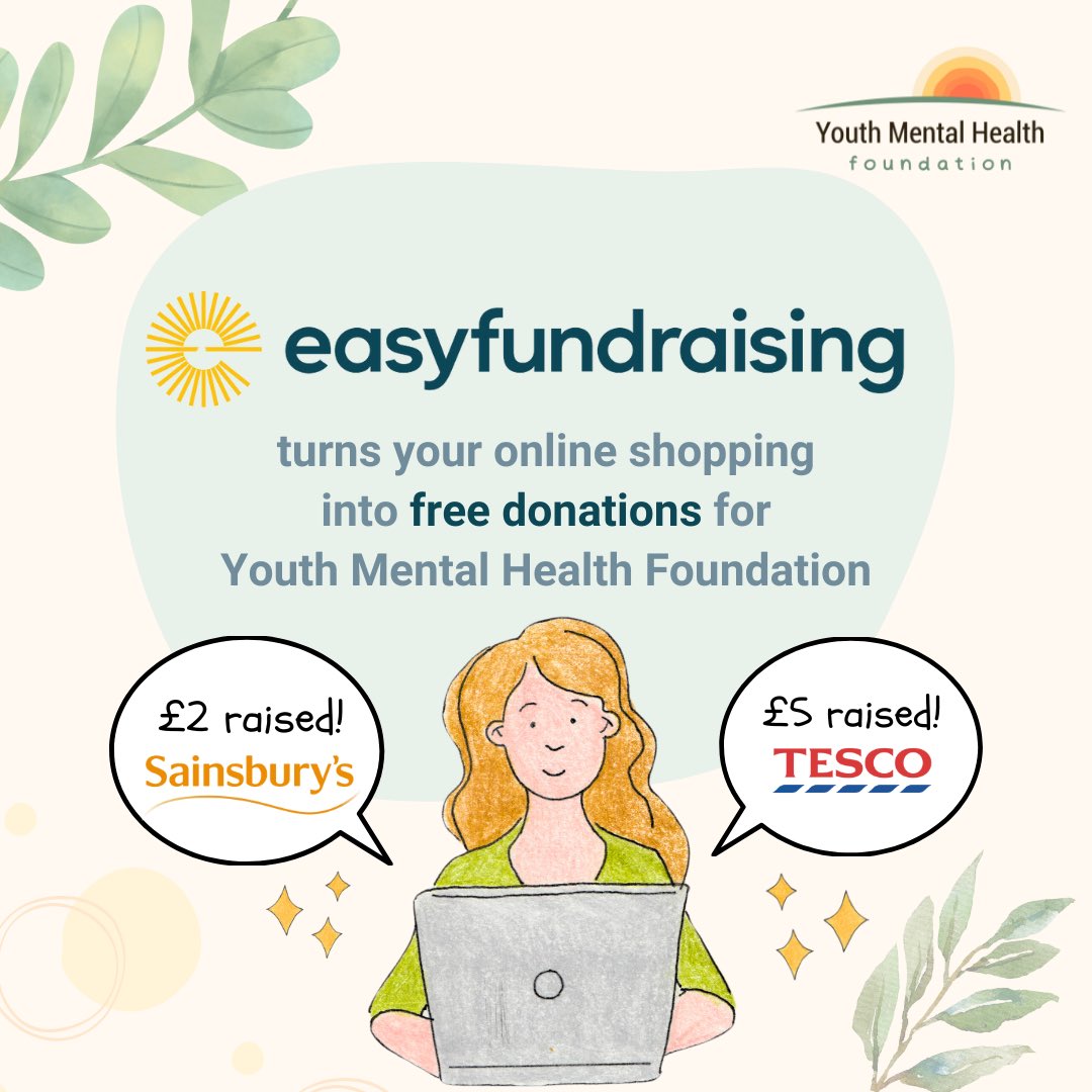 Did you know that you can raise free donations by shopping online? 

Join for free today: easyfundraising.org.uk/causes/youth-m…

#mentalhealth #fundraiser