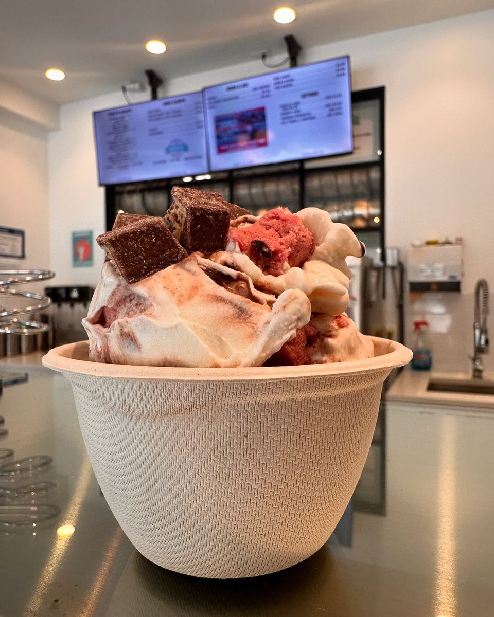 's tweet image. Imagine creating your own ice cream flavour. Now imagine being 8 years old and doing that. Led by Miss Pagliarello at St Elizabeth’s school, her class did exactly that! They sent us 6 flavour ideas and our top chefs evaluated each one. Each flavour was fantastic. This is the one