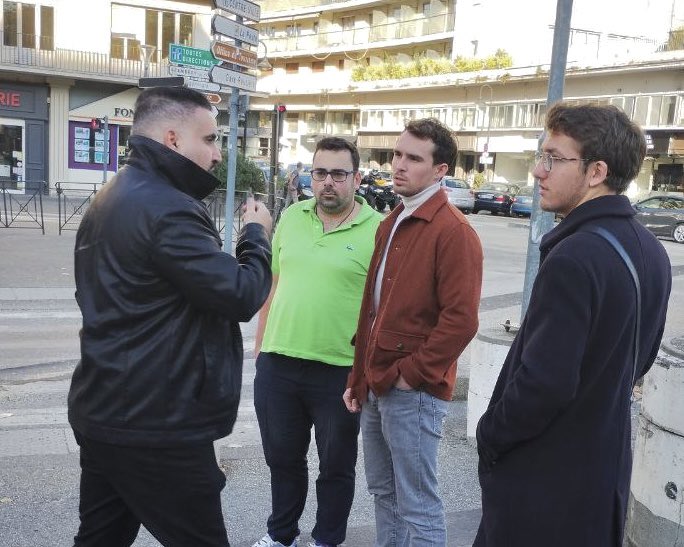 GuillainGilliot's tweet photo. Passage par Chambéry pour échanger avec une partie des @jeunesmacron73 ! ⛰️

Ravi d’avoir rencontré Paco El Bahri, directeur de Réseau Académie qui facilite l’insertion et la reconversion professionnelle dans le digital.

Bravo @clementcoral pour tout ce que tu accomplis ! 👏🏻 https://t.co/mNQ0FPn8Jq