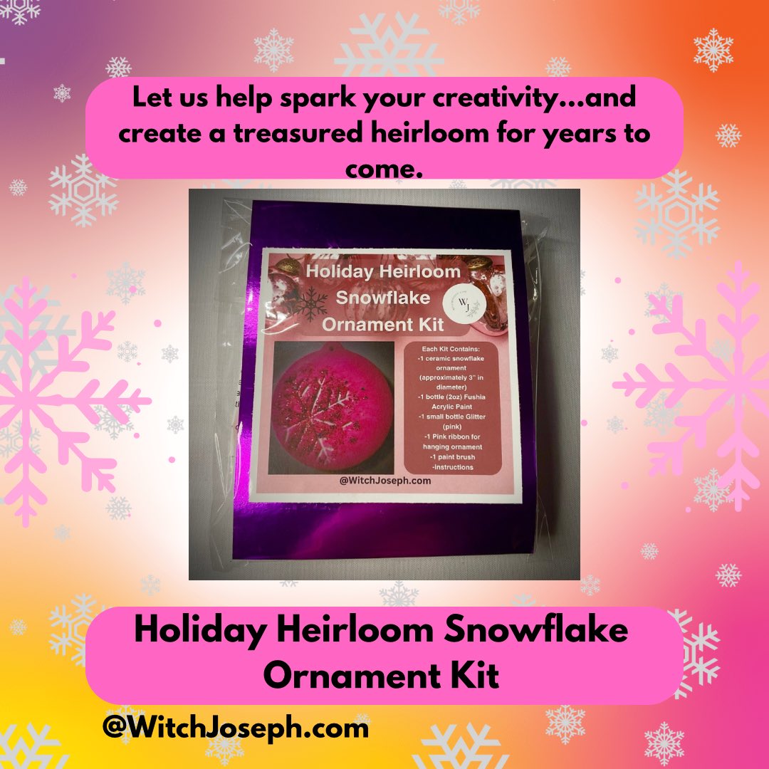 JosephCollierS2's tweet image. Channel you creativity…we celebrate you xoxo
#craftkit #holiday2024 #HolidayOrnament
