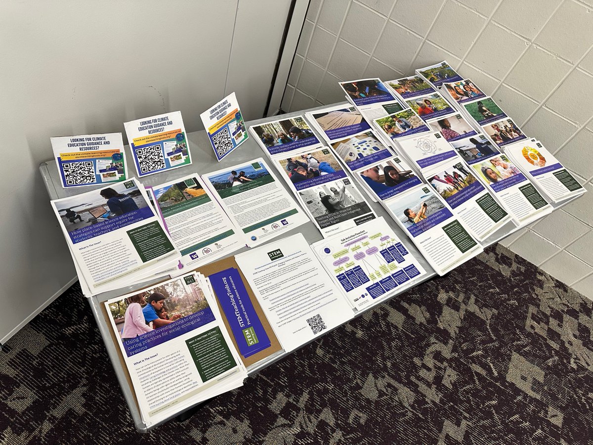 philiplbell's tweet image. In Conv Ctr Room 276, we have many different @STEMTeachTools here for the taking!

These FREE resources are co-designed by educators &amp;amp; researchers to support equitable #SciEd &amp;amp; Climate Change Instruction. 

Pop by and grab what is useful to you &amp;amp; your colleagues, #NSTAFall24!