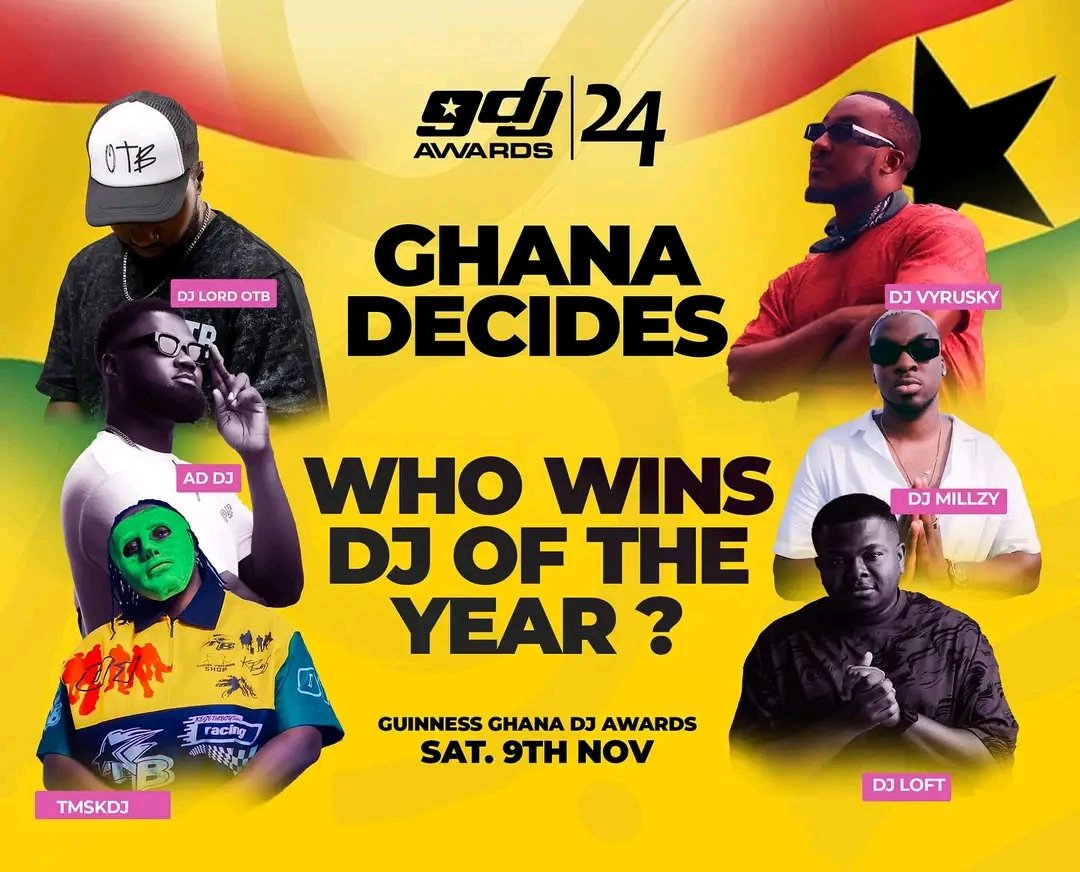 EyramBN's tweet photo. @ghanadjawards
Join the show At The Palms Convention Center.. Tonight 
It's all about the 2024 Guinness Ghana DJ Awards, Who emerges DJ OF THE YEAR . *713*33*00# For Your Ticket 🎟️ 
#GuinnessGhanaDJAwards24 
Powered By @SmirnoffGhana
See You Soon 🎉 https://t.co/qlIga2SdKx