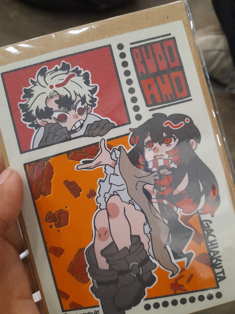 rosequartzlevis's tweet image. Mau pamer ke seluruh sosmed kalo aku dapet art Rudo Amo selucu ini🫠🫠🫠 AYO SEMUA BACA GACHIAKUTA ((promosi))