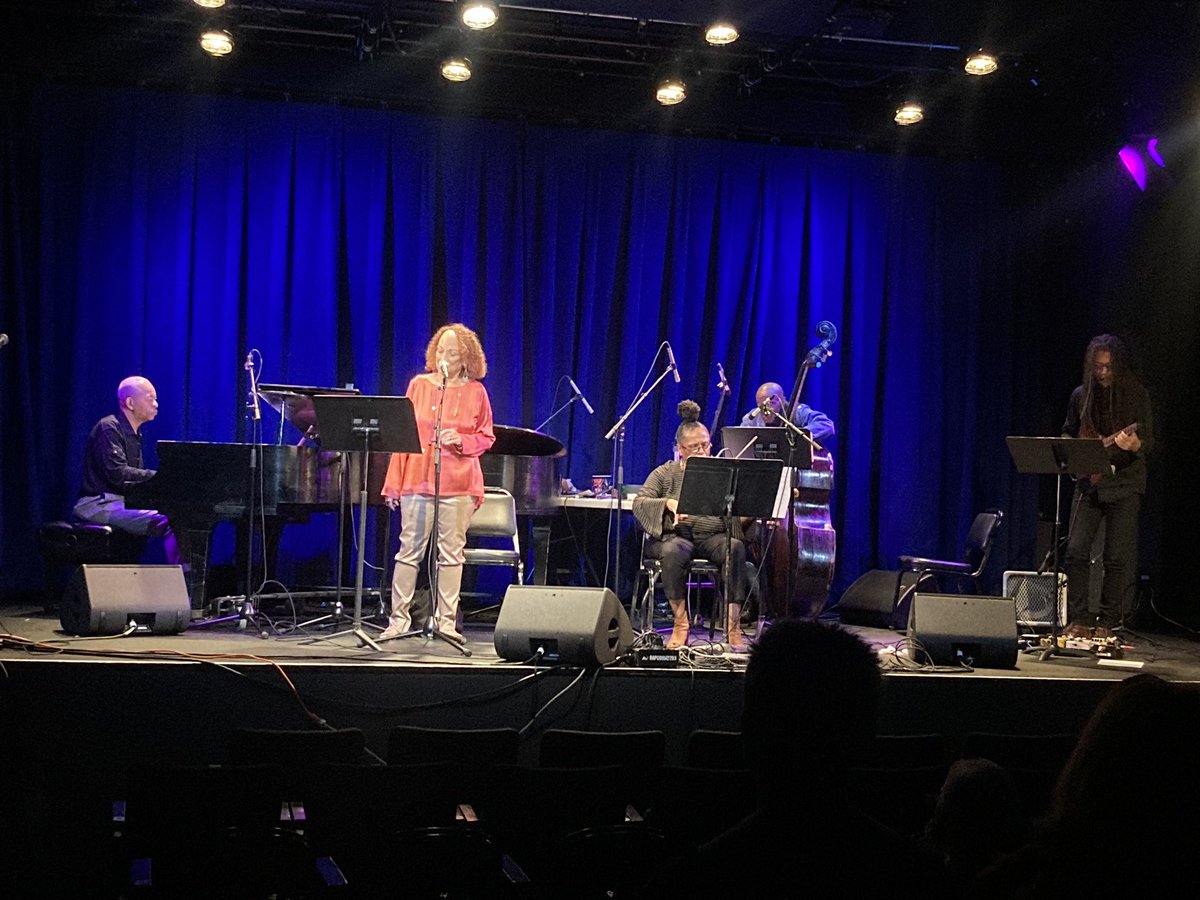 J36963's tweet photo. The AACM visionaries were in the house @SymphonySpace. #iquacolson presented “String Musings…#declansheeymosss presented “Bounce”.  #Amina Claudine Myers (who knows everyone) and the Maestro #henrythreadgill held court. #stevecolson #reggieworkman! #aacm #creativemusic https://t.co/3cib8MMkAO