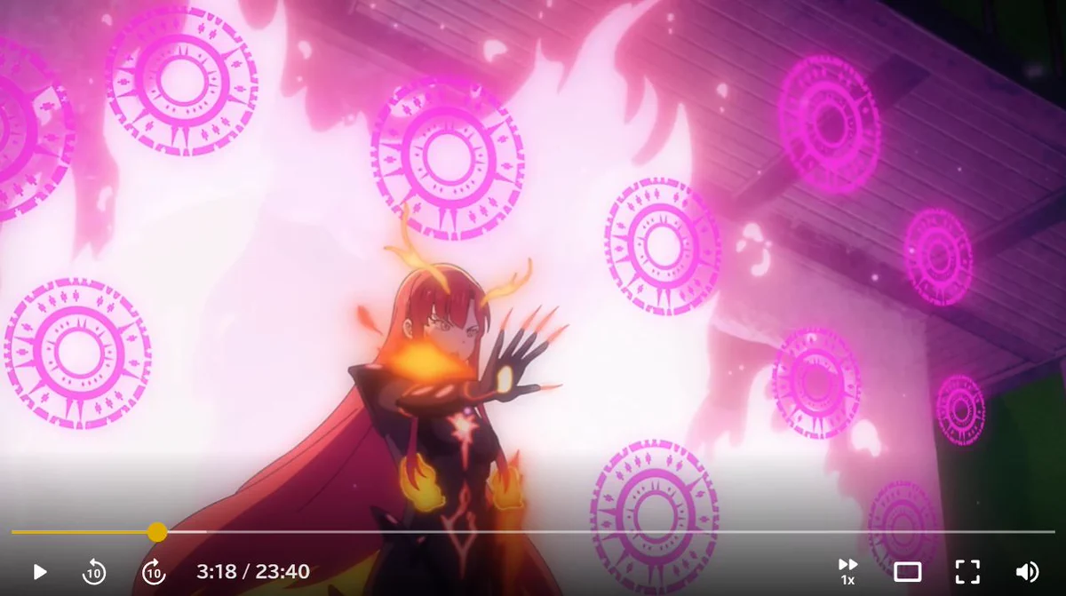相楽 в X: „魔王2099。マキナさんの次々に花の名前を冠した魔法を放つ