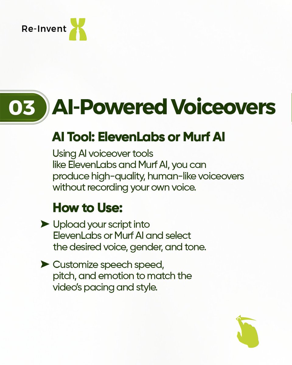 BraveAchievers's tweet photo. Learn how to launch a faceless YouTube channel with Generative AI! 🎥 From voiceovers to content creation, explore tools to build engaging videos without showing your face. Share and Tag a friend to learn more at Re-Invent X. Register using the link 
https://t.co/xKtnl79itK https://t.co/tbH7Wnu9xA