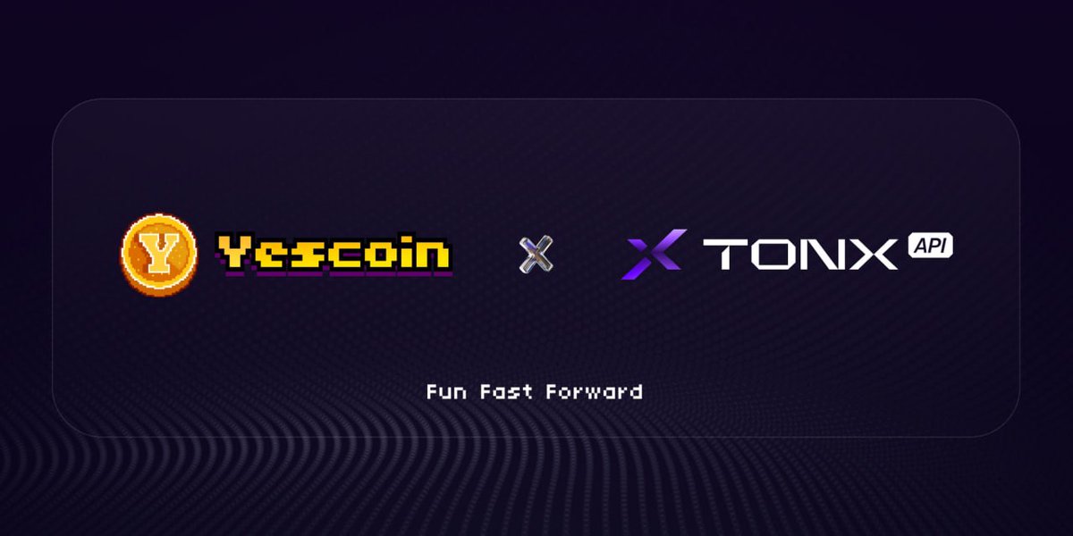legitgracie's tweet photo. Take your @yescoin experience to the next level! 

Our partnership with TONXAPI means faster transactions, greater security, and a wider global reach! 

Click the unique link now to join Yescoin: https://t.co/wrJKSbFbRj

#Yescoin #TONXAPI #Blockchain https://t.co/Zx3SQBVYIK