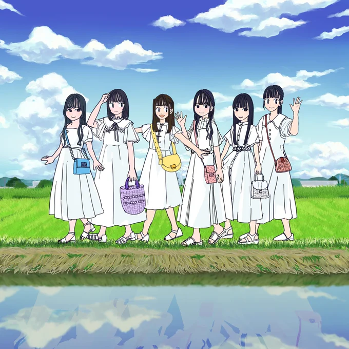 tipToe.ちゃんのラストライブの冊子に掲載してもらった絵 