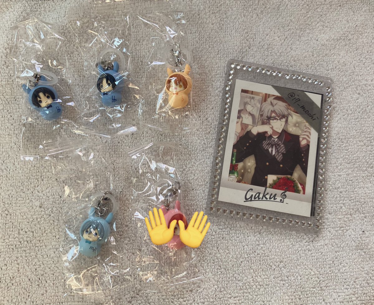 i7_mochi's tweet photo. 【交換】アイナナ　アイドリッシュセブン めじるしアクセサリー　vol.1

譲）一織×2、三月、環、
求）壮五

▶︎郵送でのお取引📮
▶︎コンプ目的
▶︎検索からでもお気軽にお声掛けください◎ https://t.co/9cFr2PVBRW