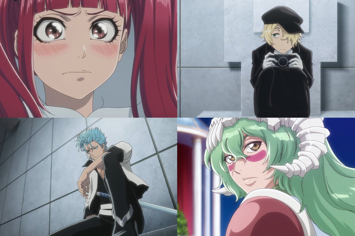 comicsbleach's tweet photo. A volta dos que não foram: Riruka, Yukio, Grimmjow e Nelliel estão de volta depois de mais de 10 anos de espera 😭 https://t.co/A452o5Ww3Q